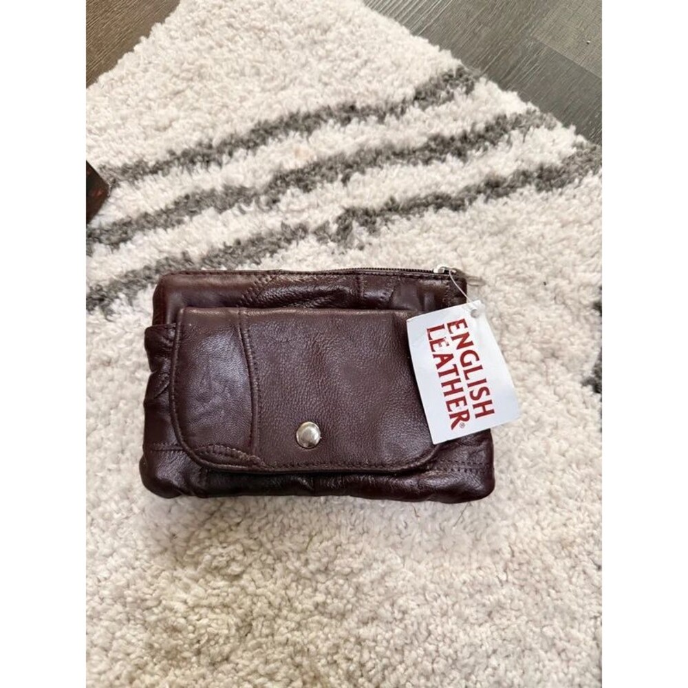 NWT Brown leather small coin purse/wallet